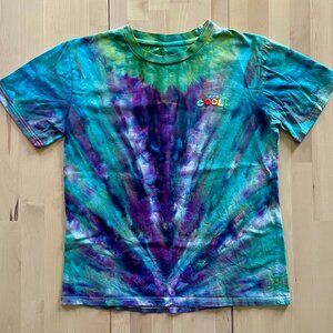 Cool Shirtz Very Cool Unisex Dyed T-Shirt size XS CUSTOM TIE-DYED Cold Ones